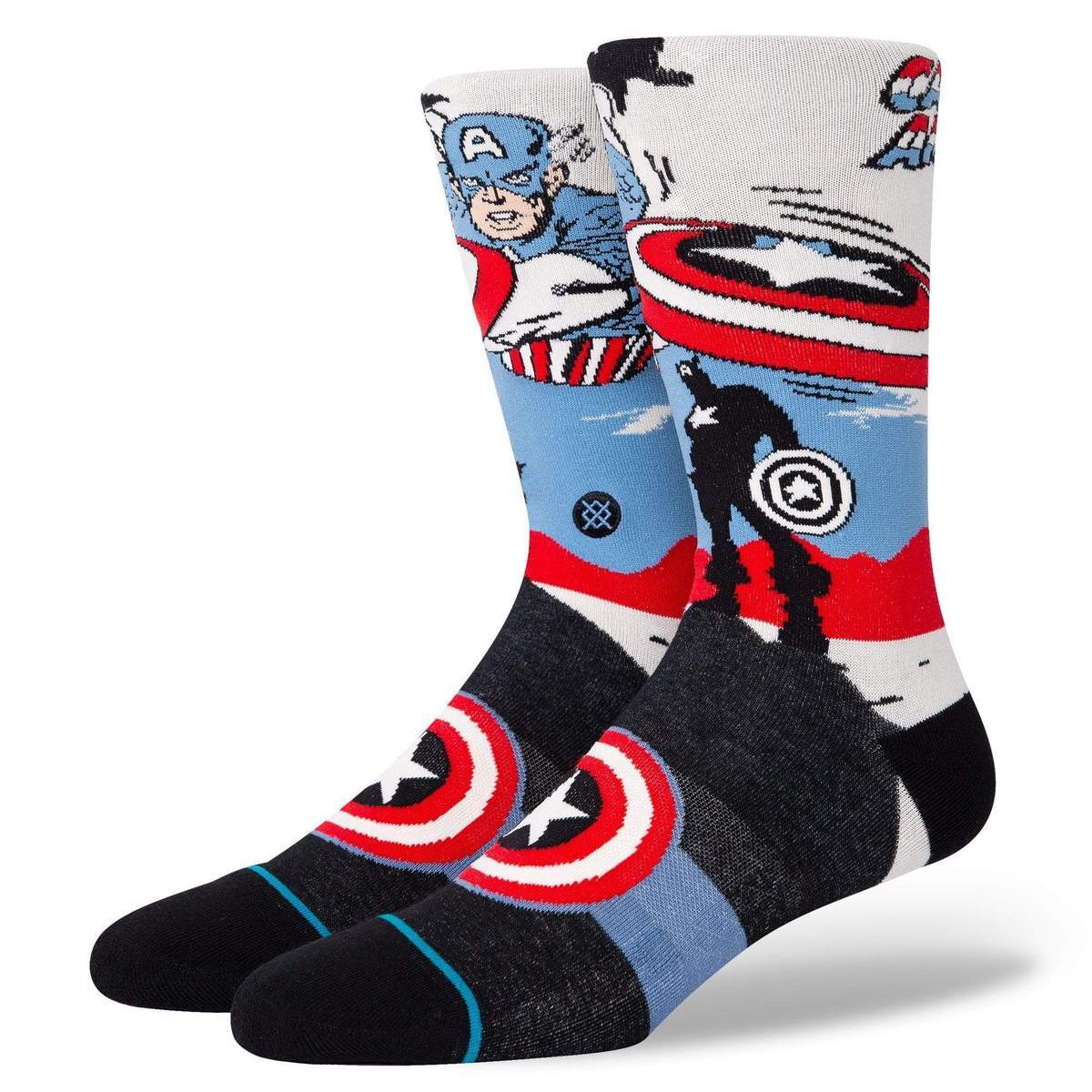 STANCE CAPTAIN AMERICA MARQUEE OFFWHITE