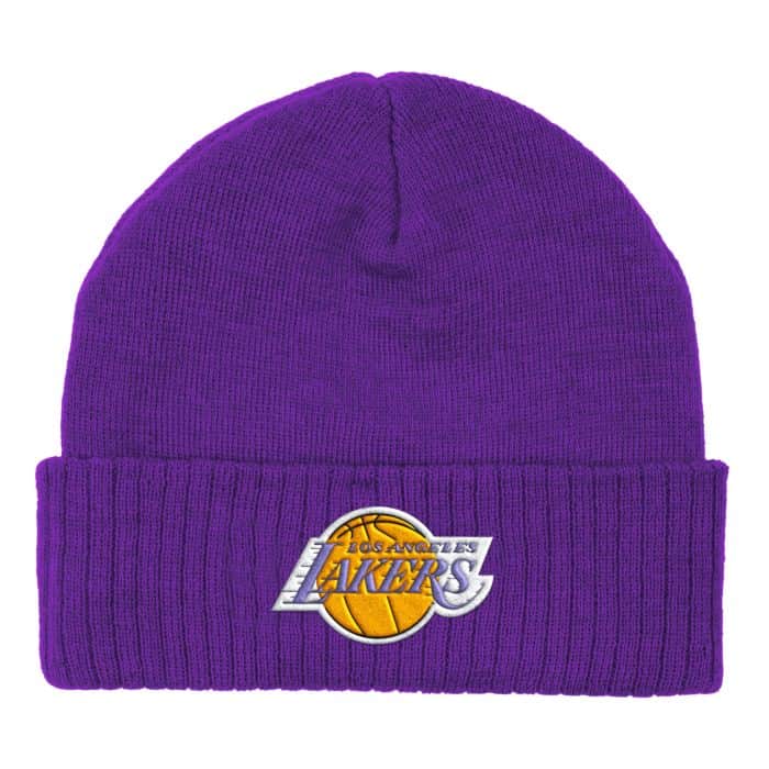 Mitchell & Ness Fandom Knit Beanies Los Angeles Lakers