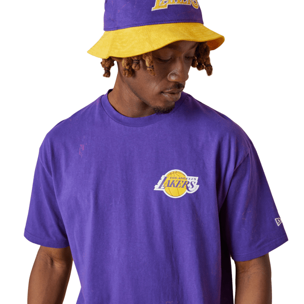 NEW ERA WASHED TEE LOS ANGELES LAKERS | CROSSOVER RICCIONE