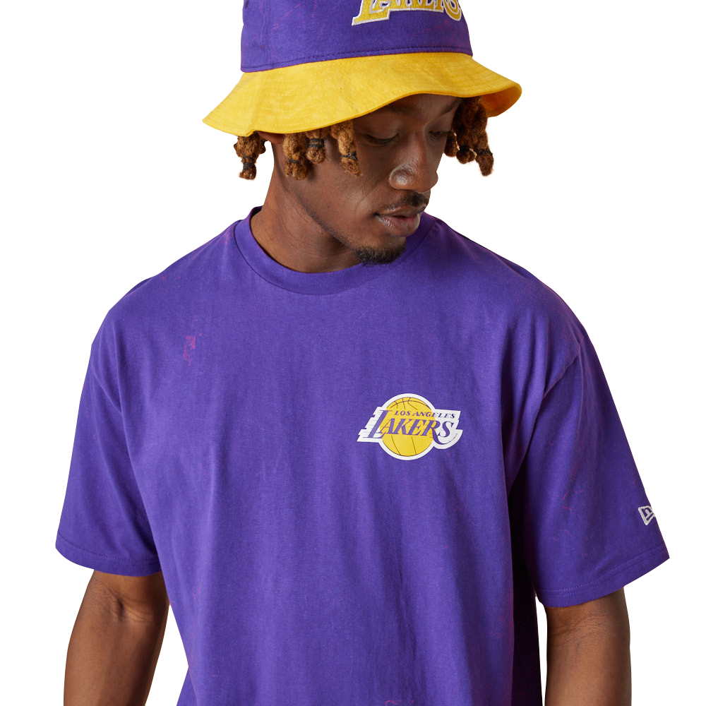 New Era Washed Tee Los Angeles Lakers