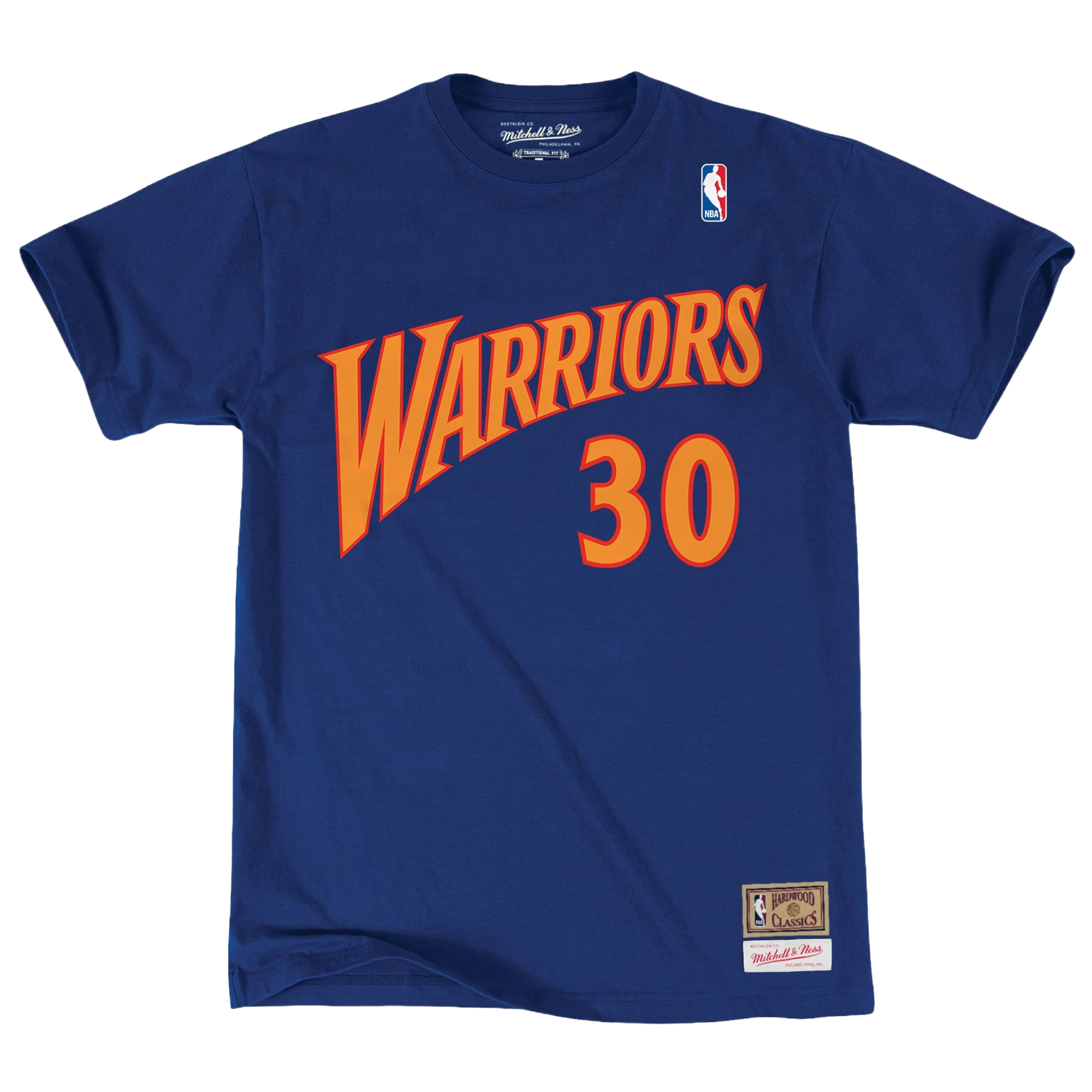 Mitchell & Ness Name & Number Tee Stephen Curry Golden State Warriors