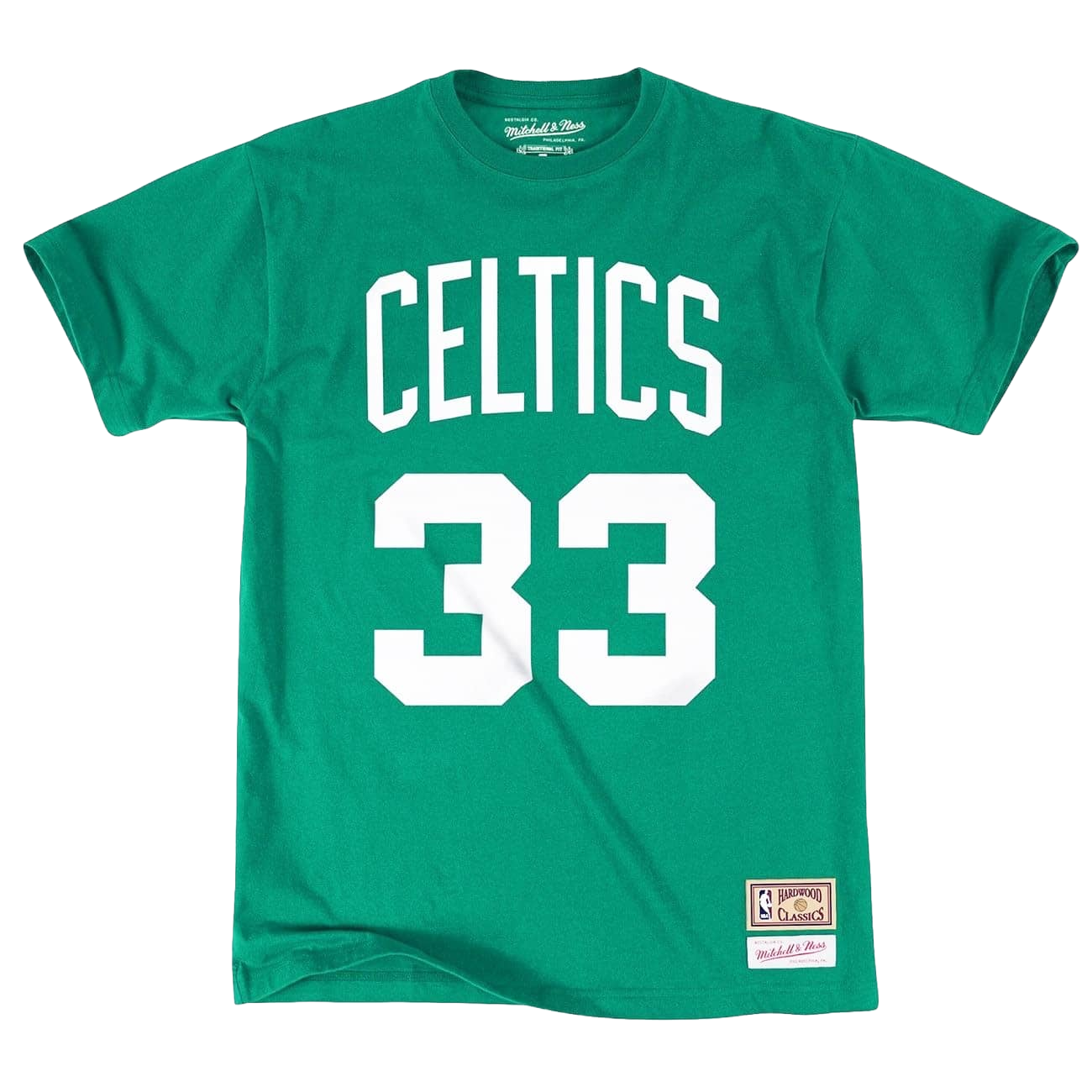 Mitchell & Ness Name & Number Tee Larry Bird Boston Celtics