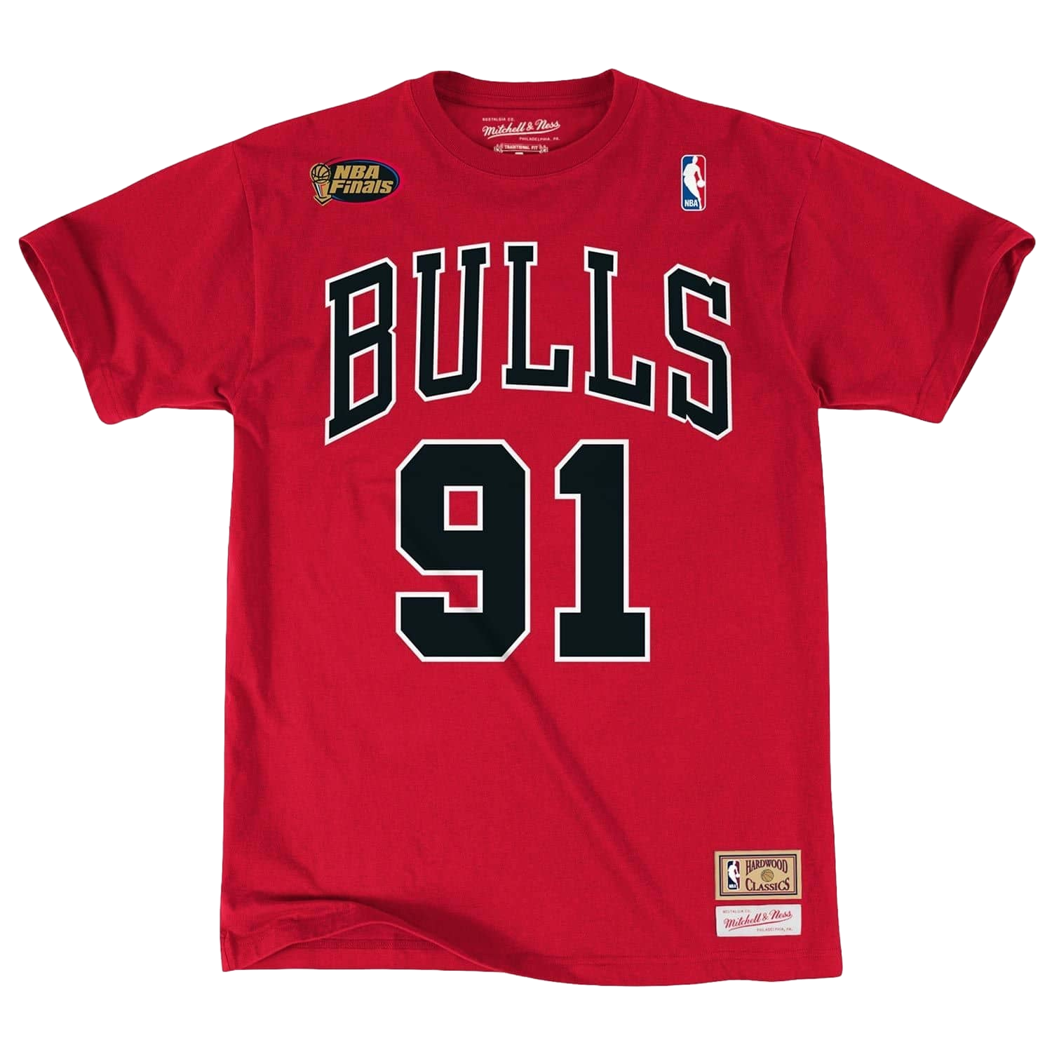 Mitchell & Ness Name & Number Tee Dennis Rodman Chicago Bulls
