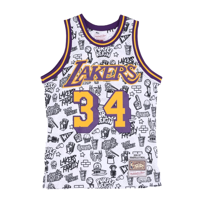 Mitchell & Ness Doodle Swingman Jersey Lakers 1996 Shaquille O'neal