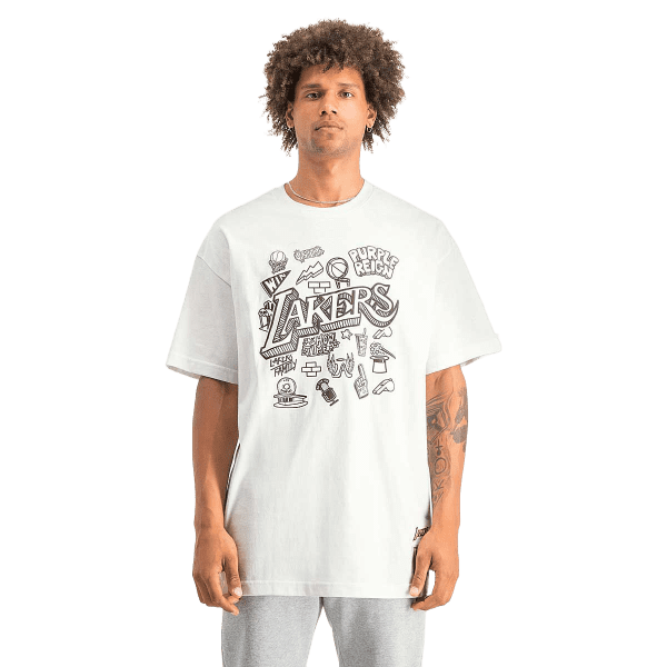 MITCHELL & NESS DOODLE TEE LAKERS | CROSSOVER RICCIONE