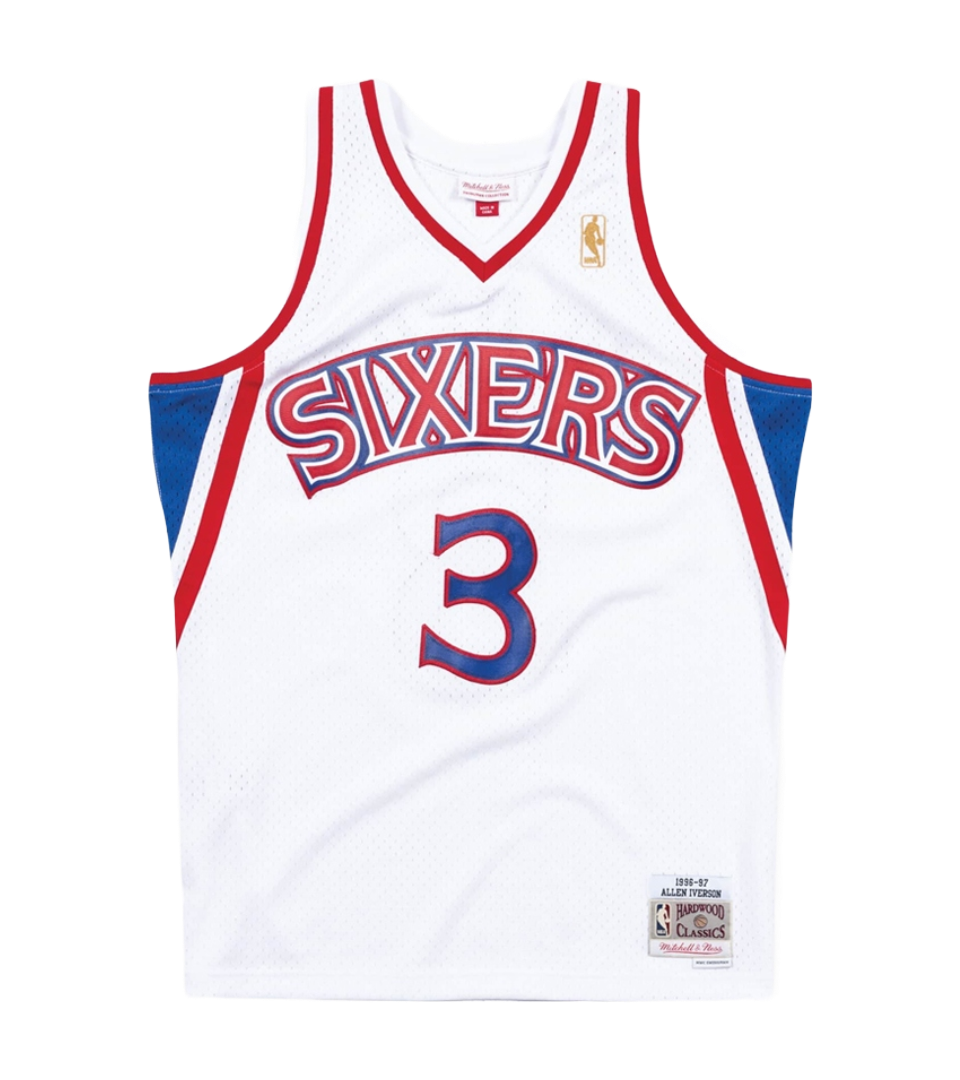 Mitchell & Ness Swingman Jersey Allen Iverson 76ers 1996