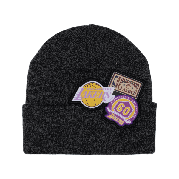 MITCHELL & NESS XL LOGO PATCH KNIT LAKERS | CROSSOVER RICCIONE