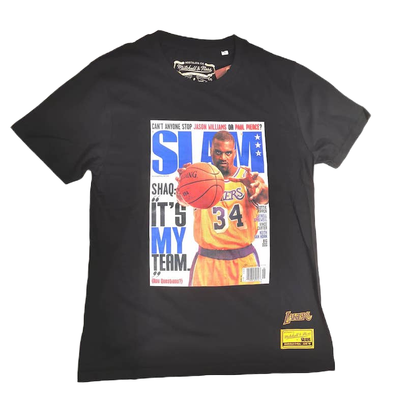 Mitchell & Ness Nba Slam Shaquille O'neal Lakers Tee