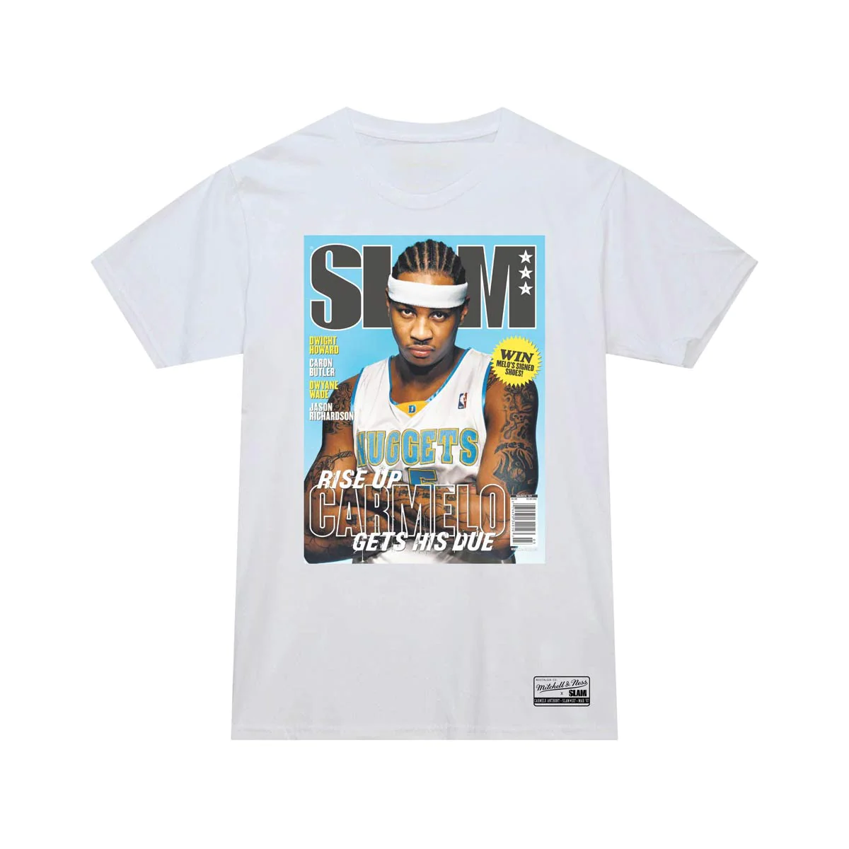 MITCHELL & NESS SLAM COVER TEE CARMELO ANTHONY