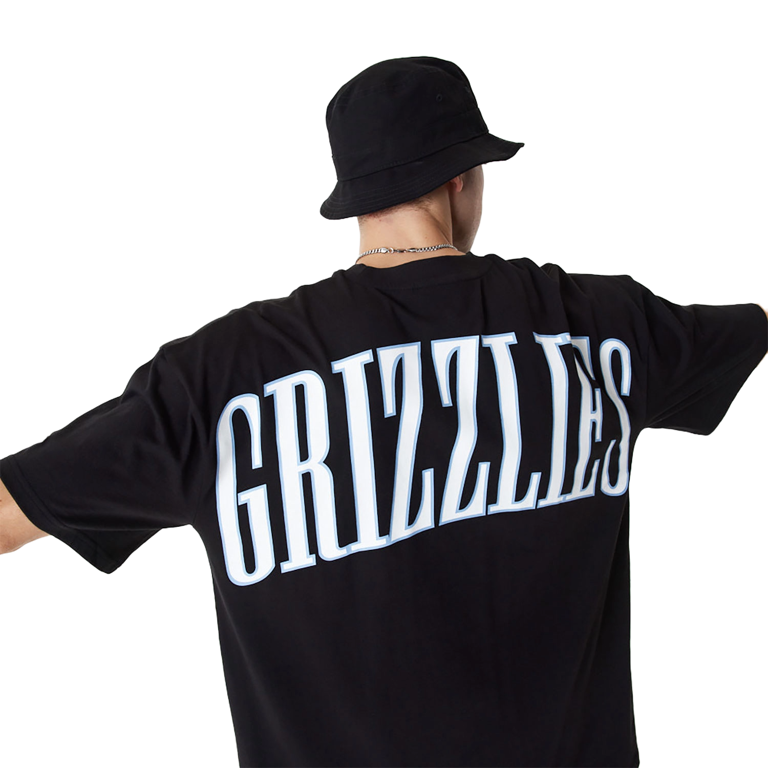 New Era Wordmark Arch Tee Oversize Memphis Grizzlies